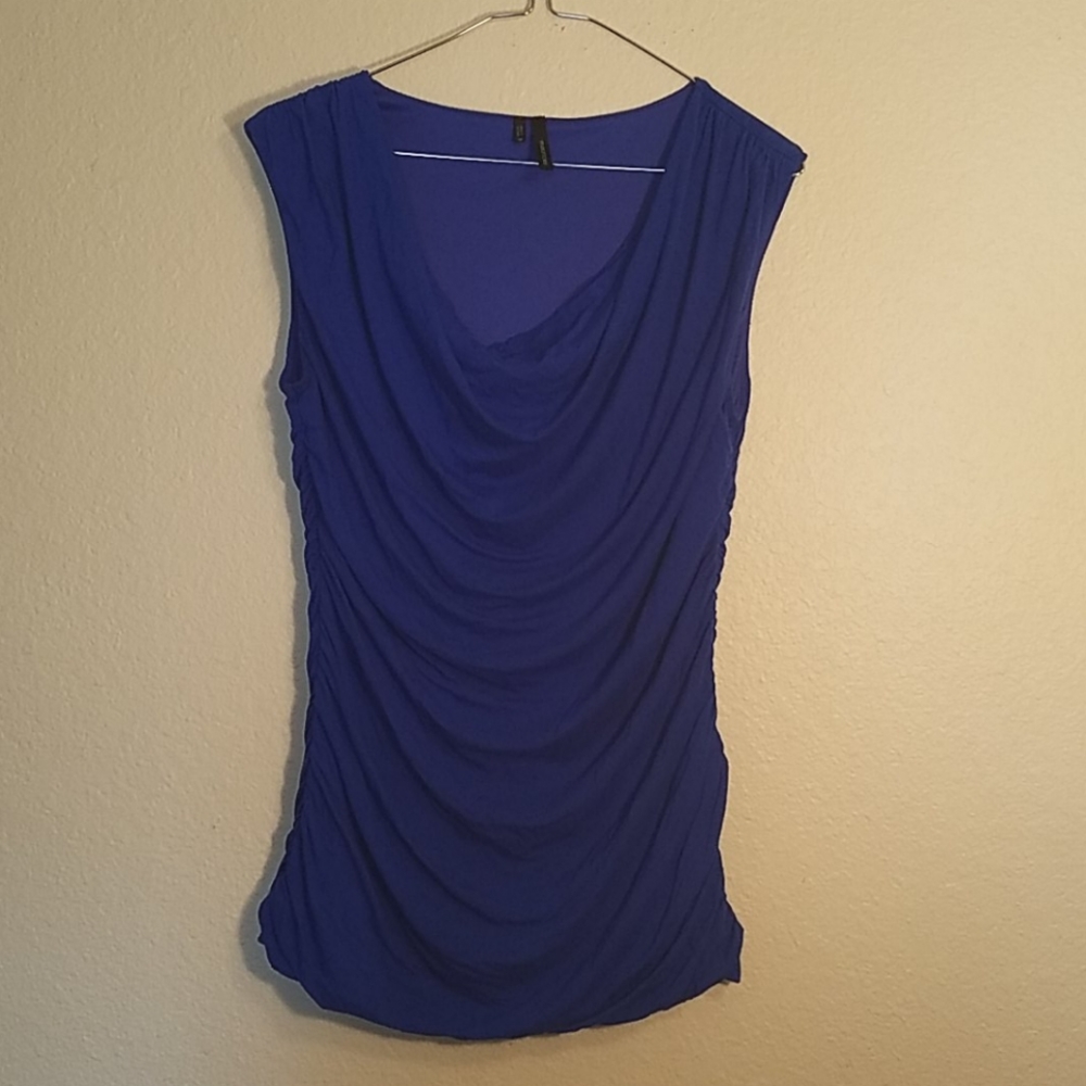 Maurice's blue tank